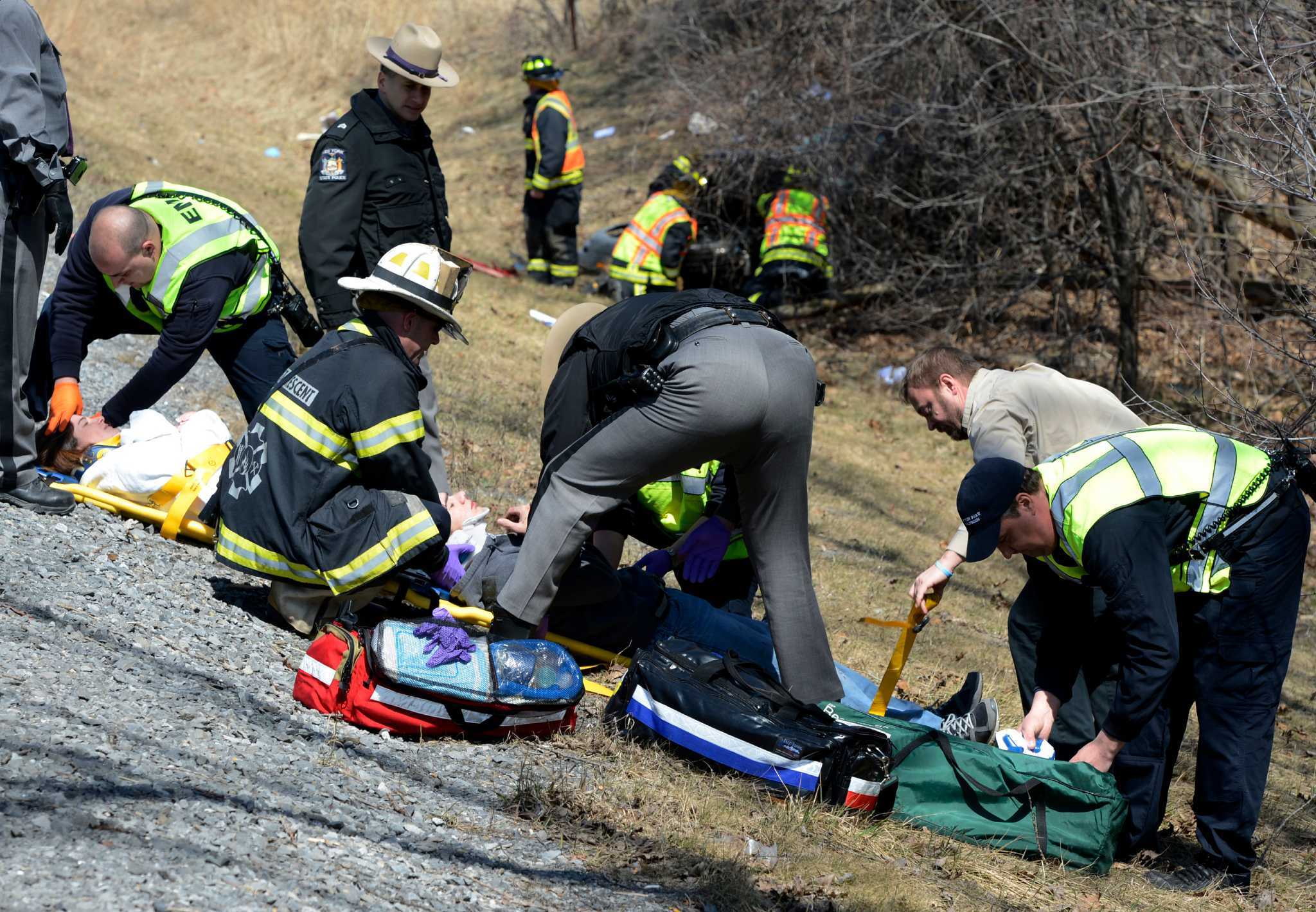 Northway crash injures two