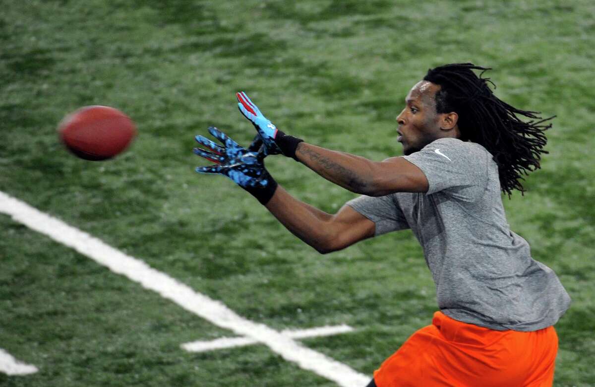 DeAndre Hopkins, who had three productive seasons at Clemson, would fill the Texans' need at wide receiver.
