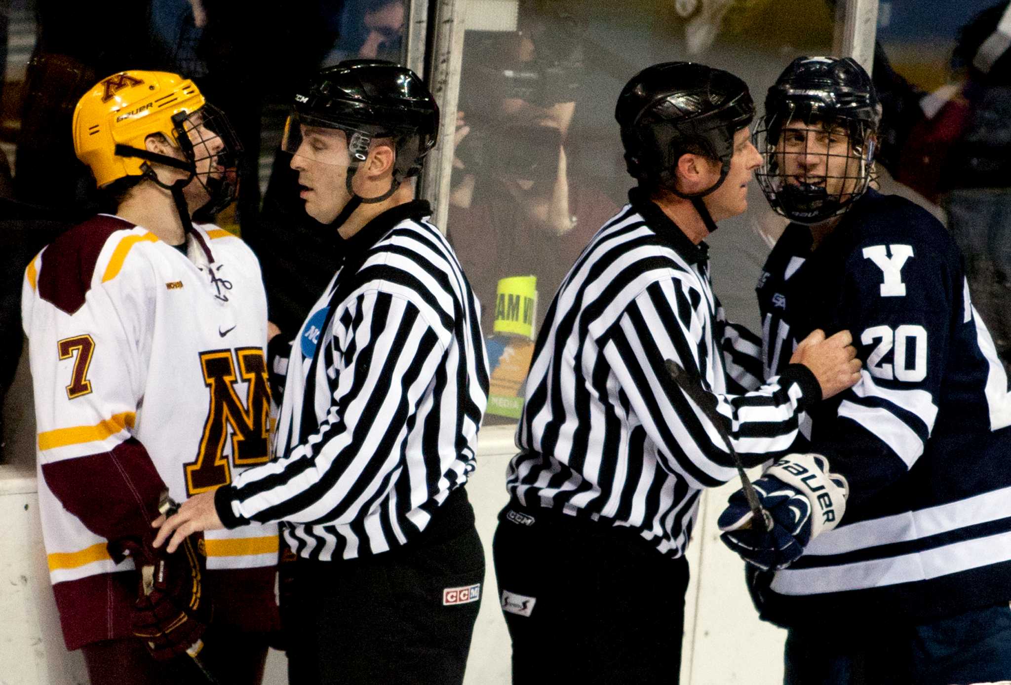 Root's love for hockey shows with Yale