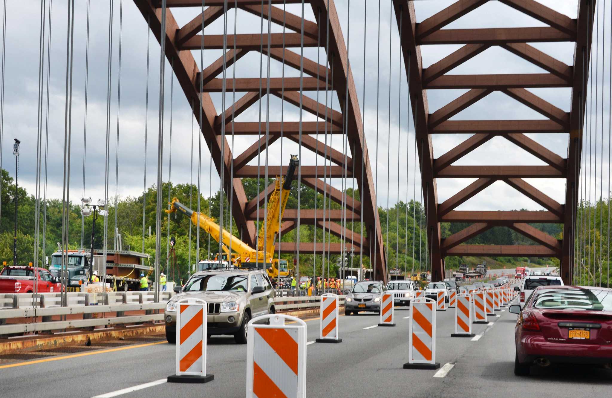 Major work on Twin Bridges done