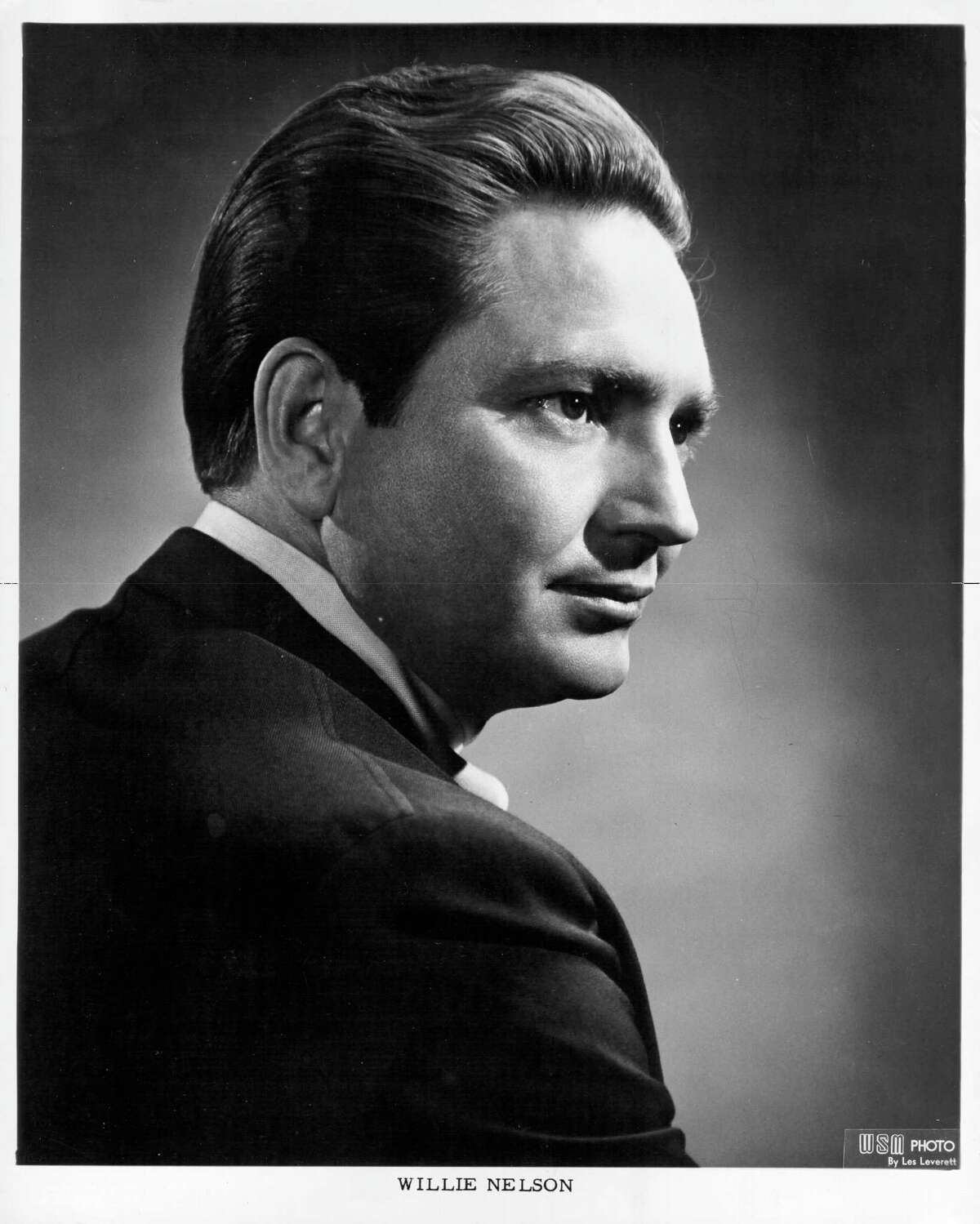 Beardless Willie: An early publicity still for Willie Nelson circa 1965. Nelson wrote some of his best songs in the 1960s, but his albums -- often overproduced with strings -- didn't sell well.
