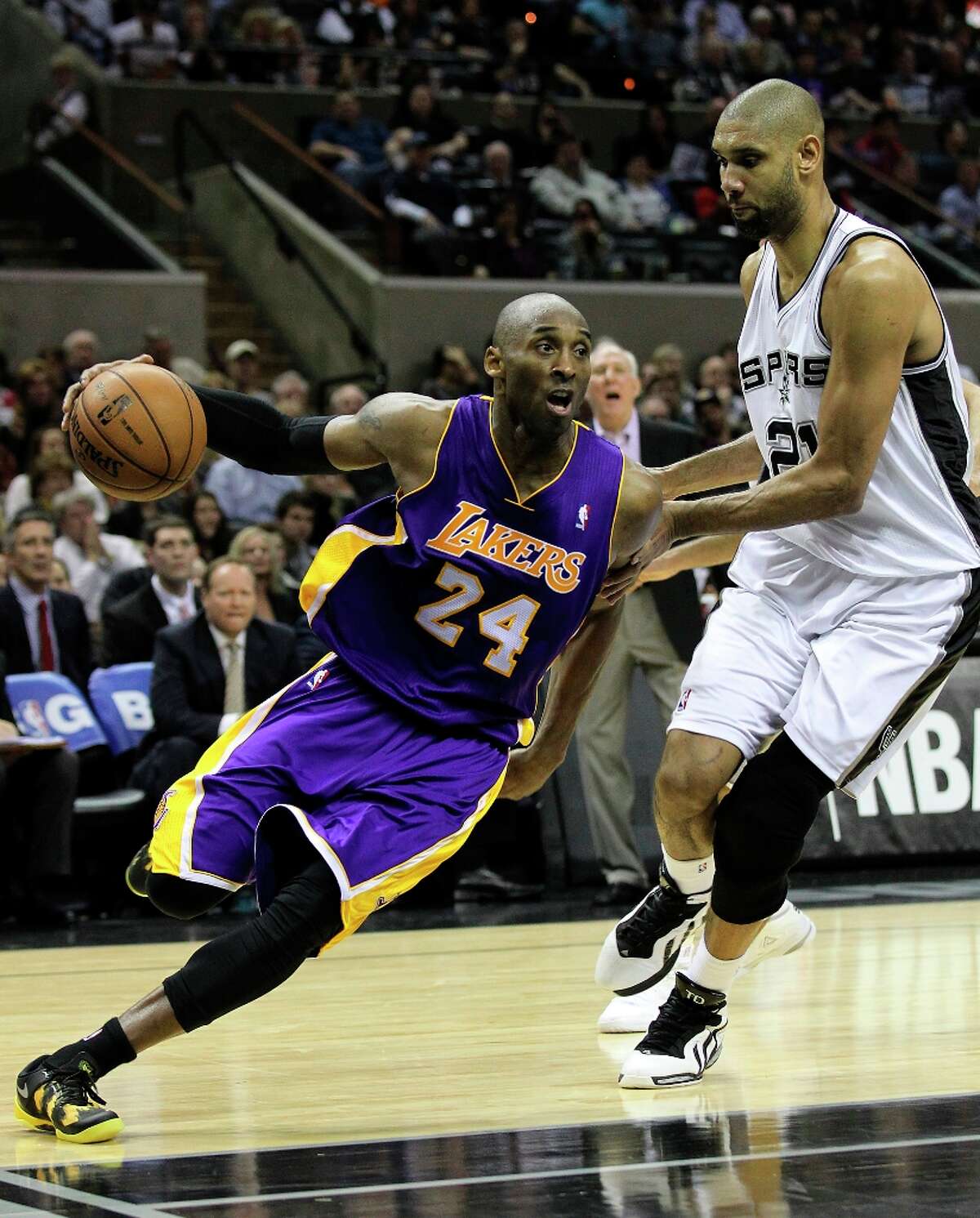 Kobe praises Spurs' playoff teams, snubs Duncan on personal top 5