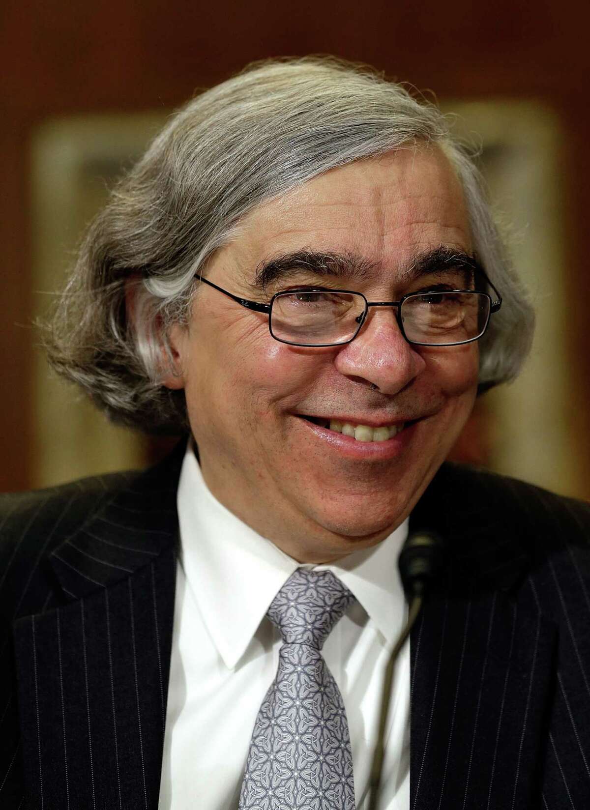 Energy nominee Ernest Moniz said he'd weigh the “cumulative” effects of selling more natural gas overseas.