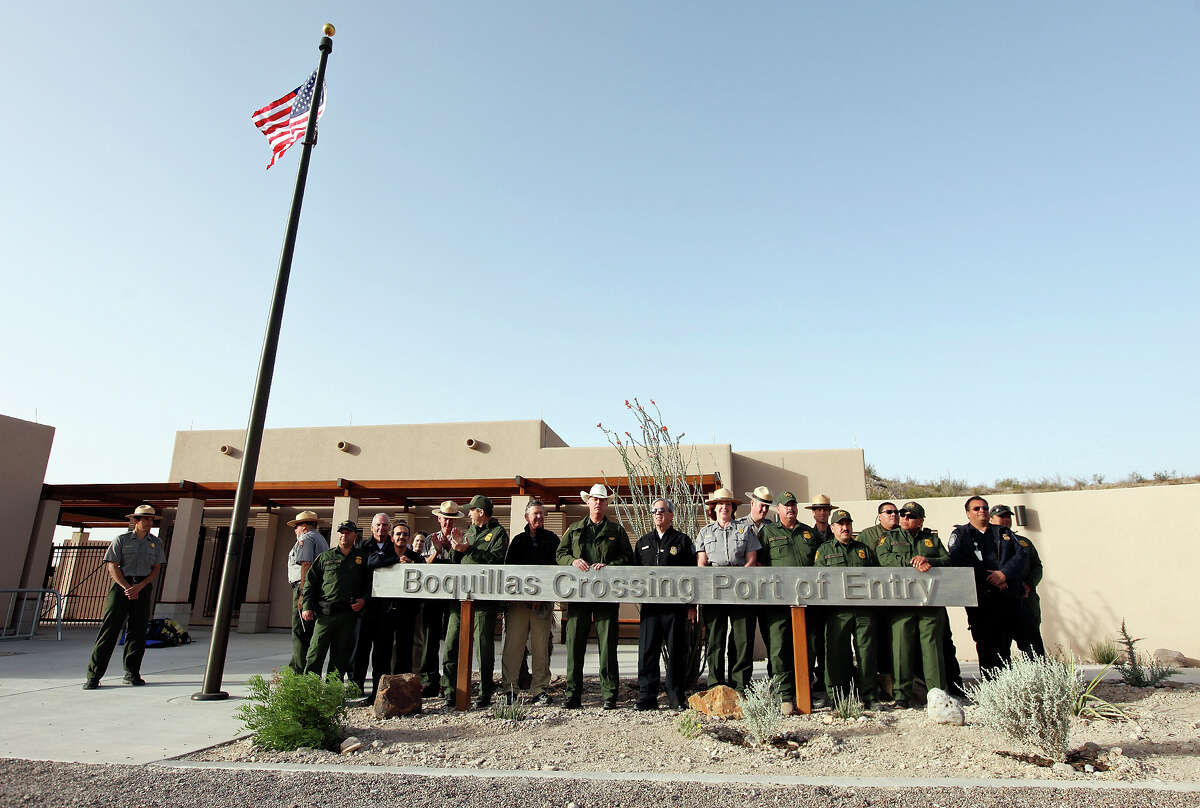 Border blurs between Big Bend National Park and Mexican pueblo