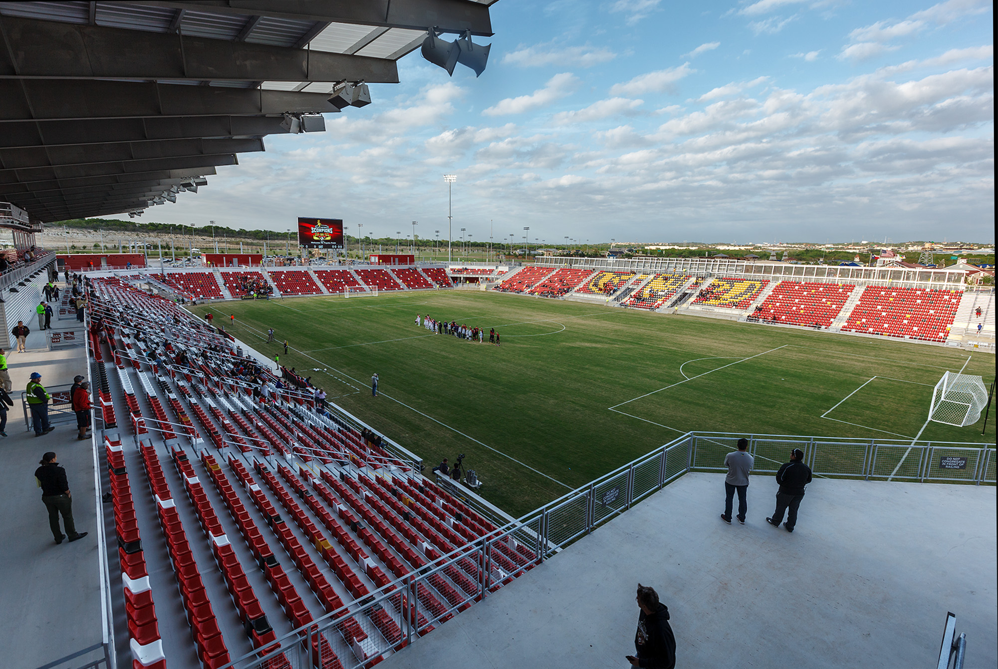 Scorpions finally have their 8,000-seat field of dreams