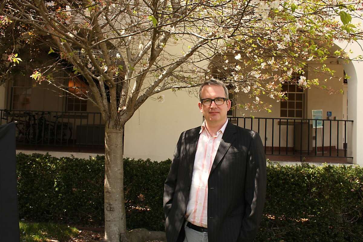 Ted Hope, executive director of the San Francisco Film Society, poses for a portrait in his office on April 11th 2013.