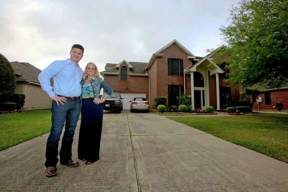 Nathan Cloutier and Christina Aten have a home in Pearland. Other houses went under contract before he could even look at them.