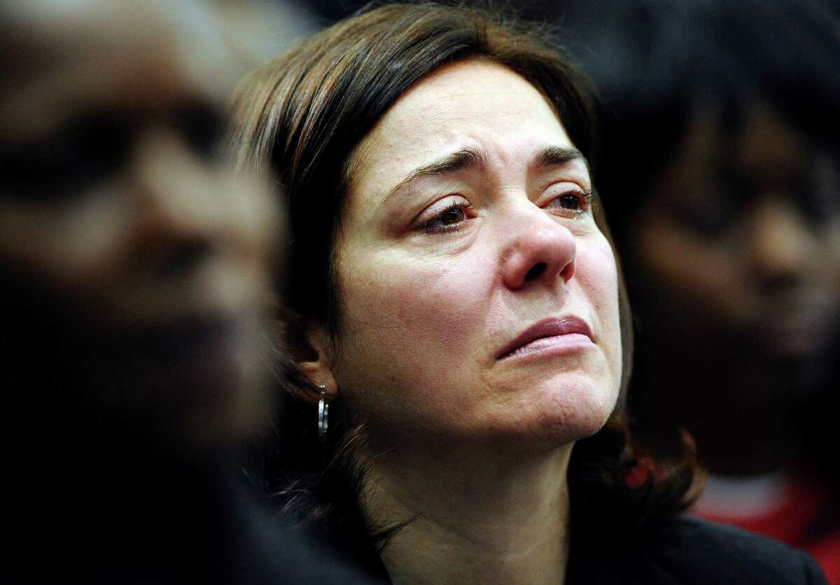 Francine Wheeler, whose 6-year-old son, Ben, was killed inside Sandy Hook Elementary School, stepped in for President Barack Obama to deliver the president’s weekly radio and Internet address on Saturday, April 13, 2013. She is the first person to deliver the address other than Obama or Vice President Joe Biden since the two took office in 2009. “Thousands of other families across the United States are also drowning in our grief,” Wheeler said in Saturday’s address. “Please help us do something before our tragedy becomes your tragedy.”