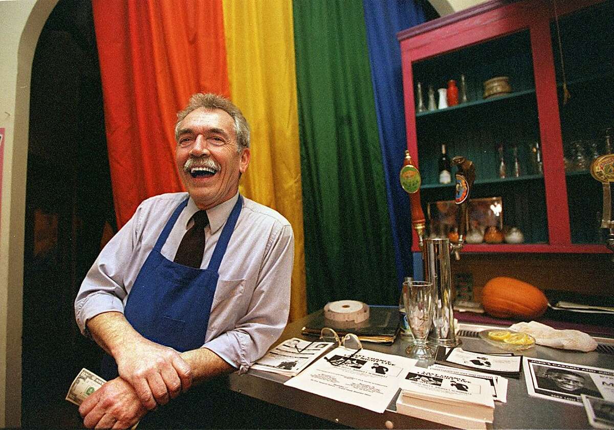 Ron Lanza at Josie's, his comedy club and vegetarian restaurant. Lanza died April 9 at age 77.