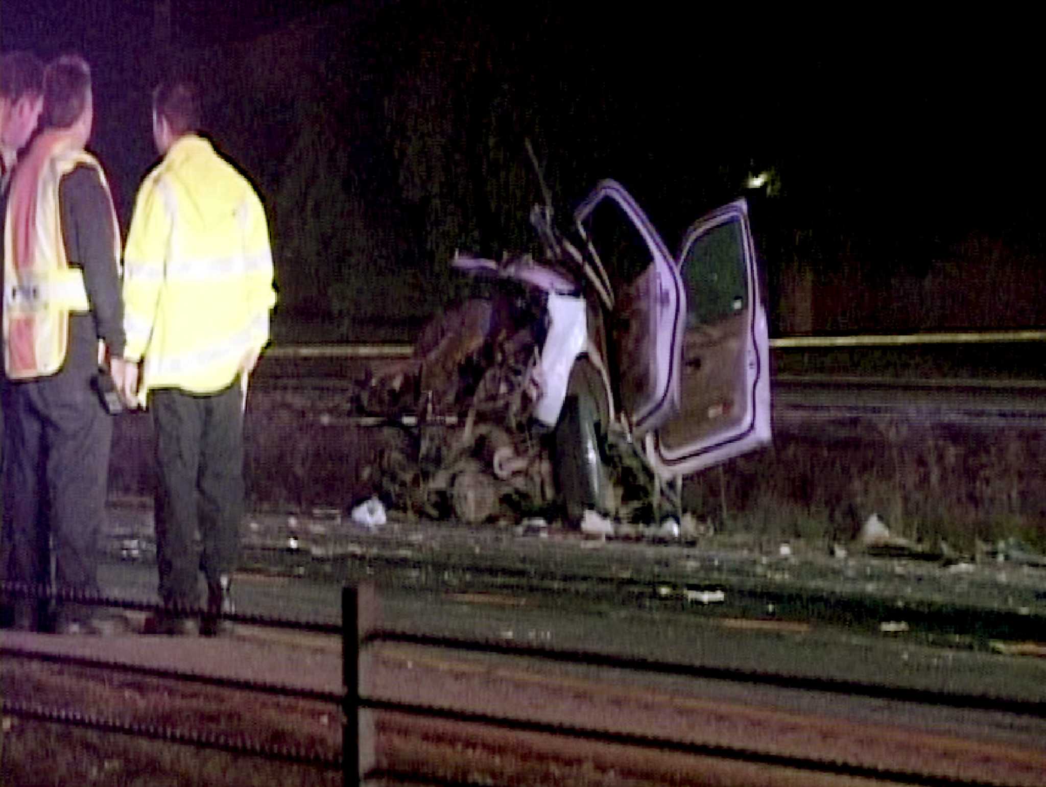 Three killed, four others taken to hospital after wrong-way crash