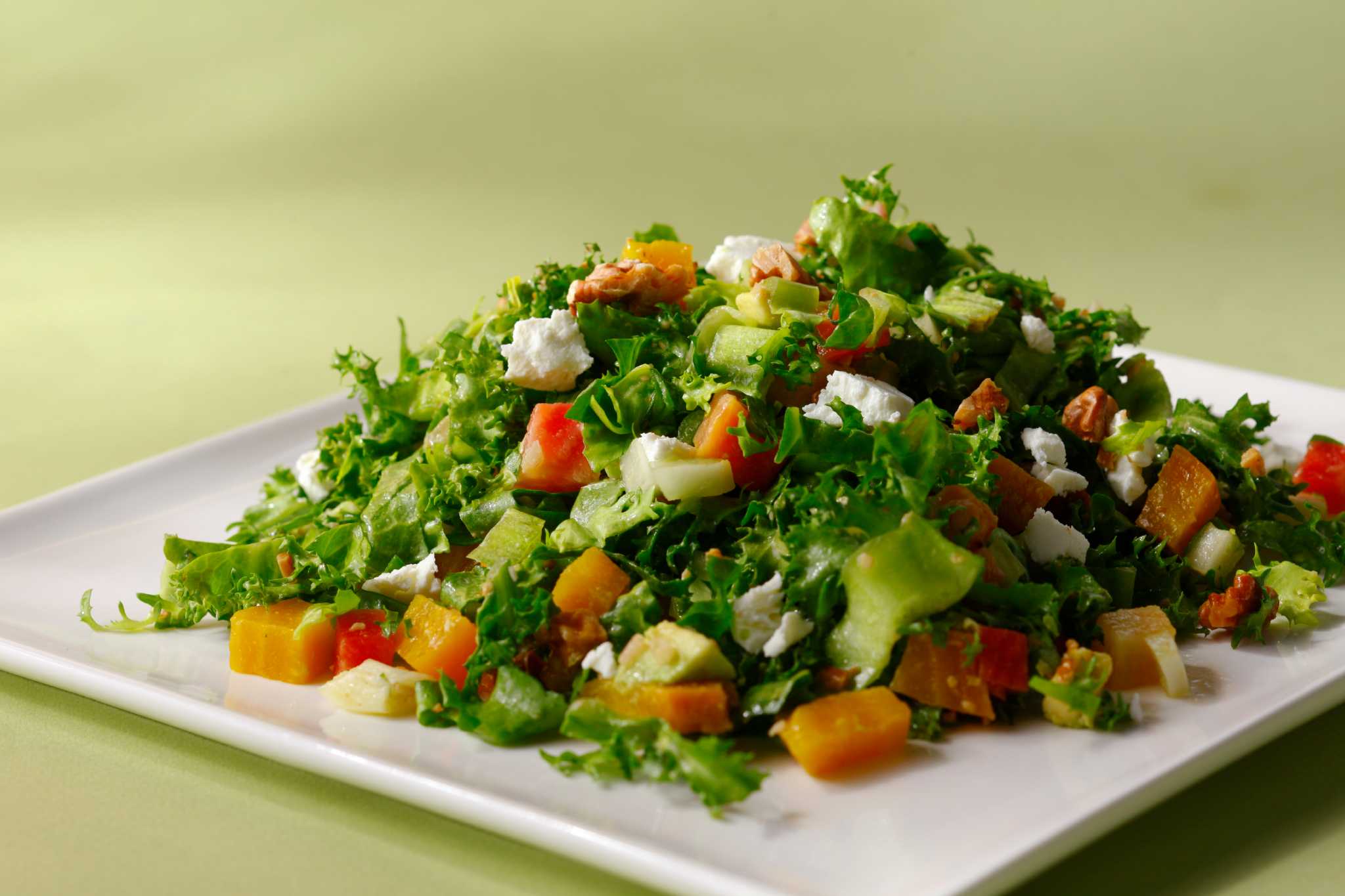 Chicory Chopped Salad With Roasted Beets &amp; Walnut Vinaigrette