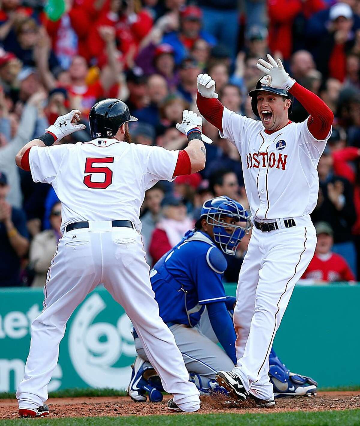 After emotional ceremony, Red Sox beat Royals at Fenway