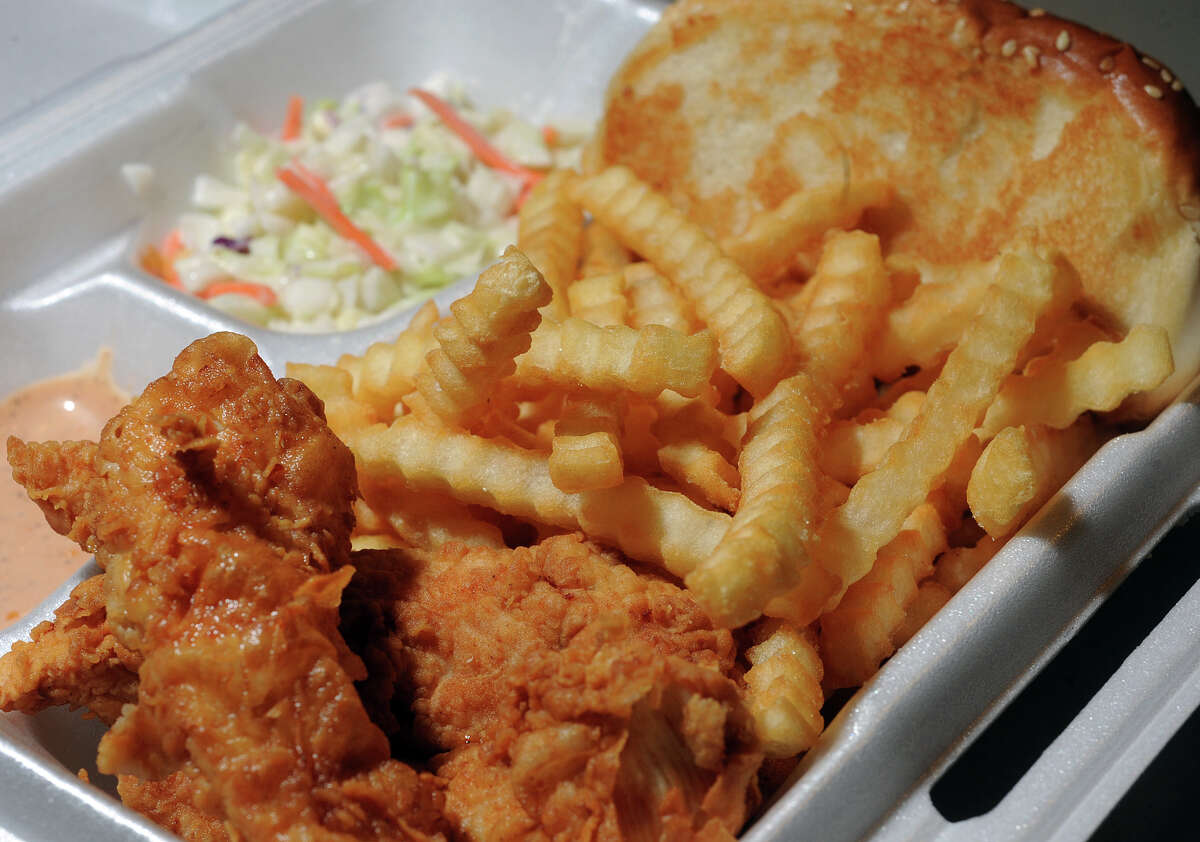 Along with a chicken sandwich, Raising Cane's serves up tenders, fries and a secret sauce. >>Click to see Houston's best fried chicken restaurants.
