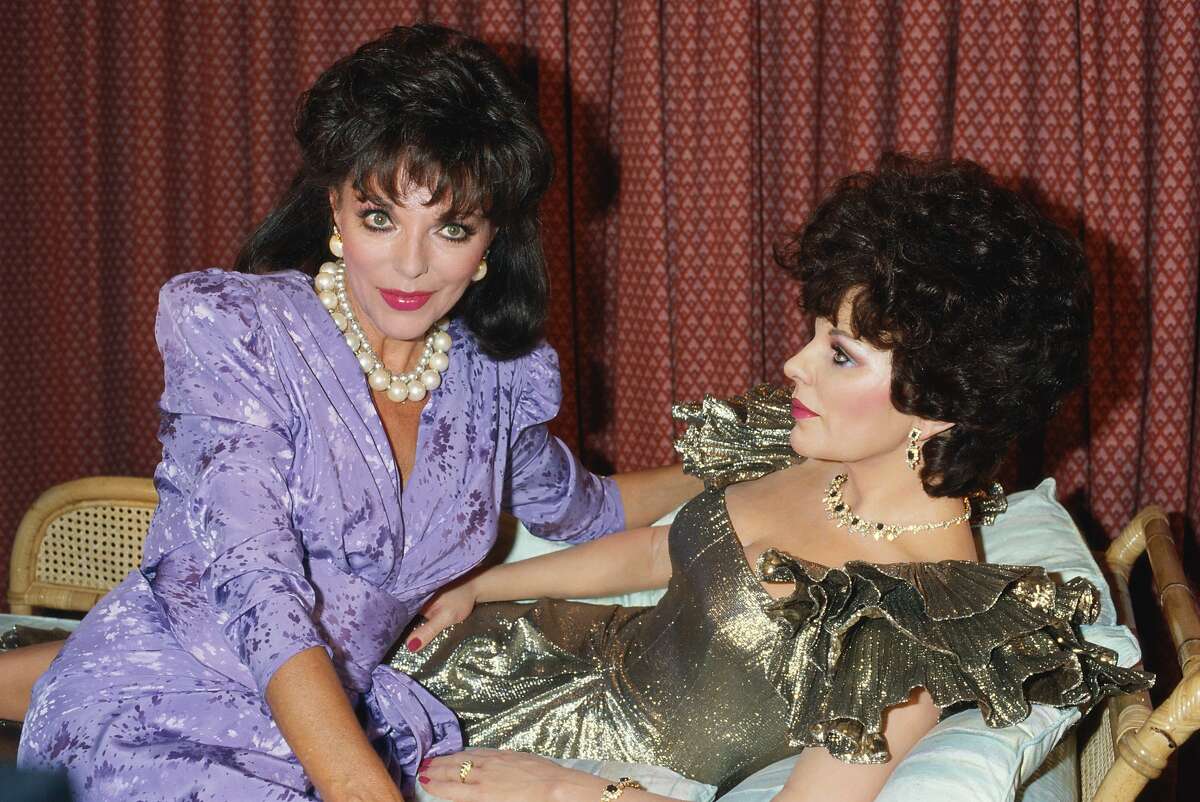 Joan Collins looks back on life of glitz, romance and makeup