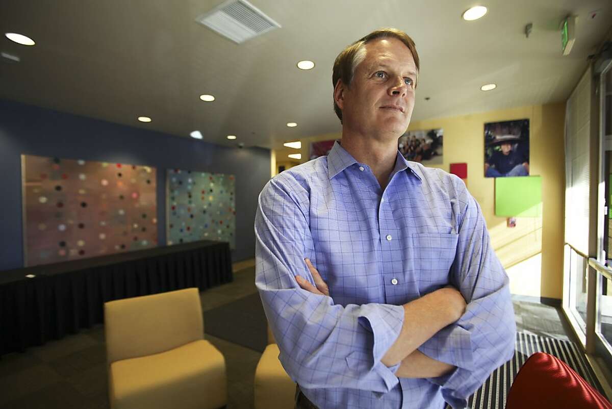 FILE -- John Donahoe, the chief executive of eBay, at the company's campus in San Jose, Calif., Feb. 2, 2011. In response to a bill that would allow states to collect taxes from online merchants, Donahoe has sent out an email to some of eBayâ€™s 40 million consumers and merchants, pleading with them to write their representatives in Congress to block the legislation. (Jim Wilson/The New York Times)