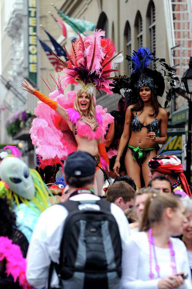 Transvestite parade in new orleans