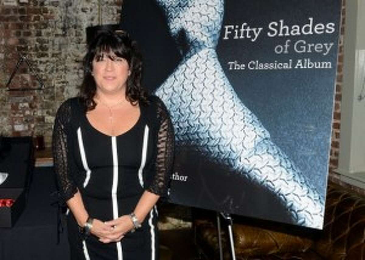 "Fifty Shades Darker" -- Yes, there's another one ... anticipated. That's author E. L. James.