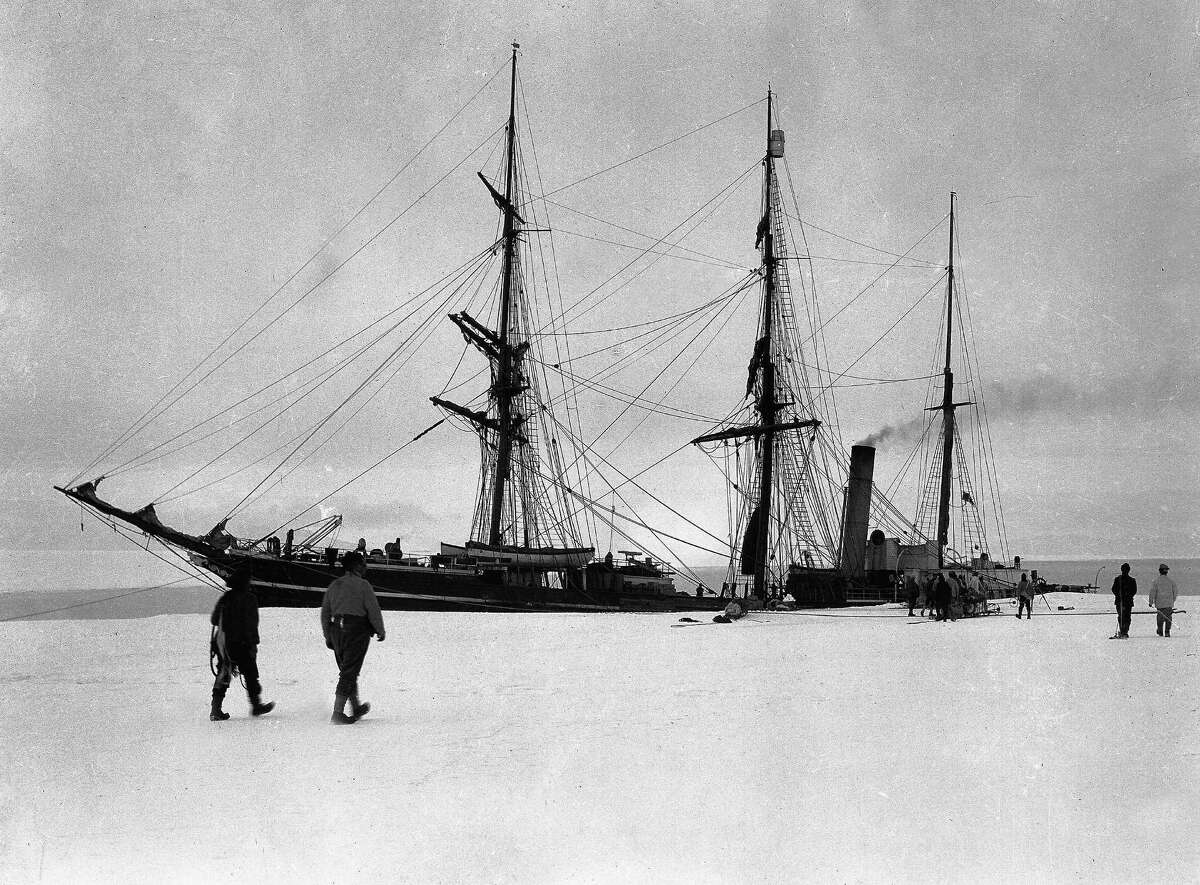 The Terra Nova berthed at Glacier Tongue.