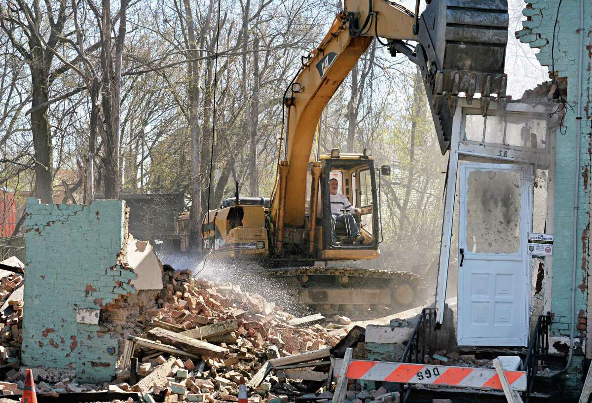 Historic building razed in Albany