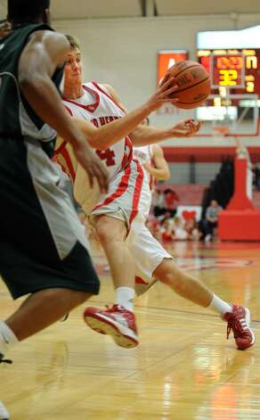 Sacred Heart S Corey Hassan Passes The Ball During The 70756