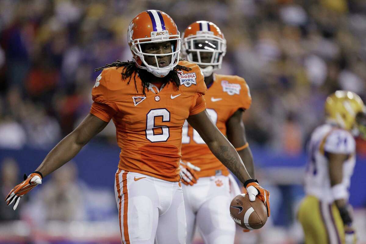 DeAndre Hopkins had a productive three-year career at Clemson, setting the school record for receiving yards, touchdowns and 100-yard games. He had a touchdown reception in each of his last 12 games with the Tigers.