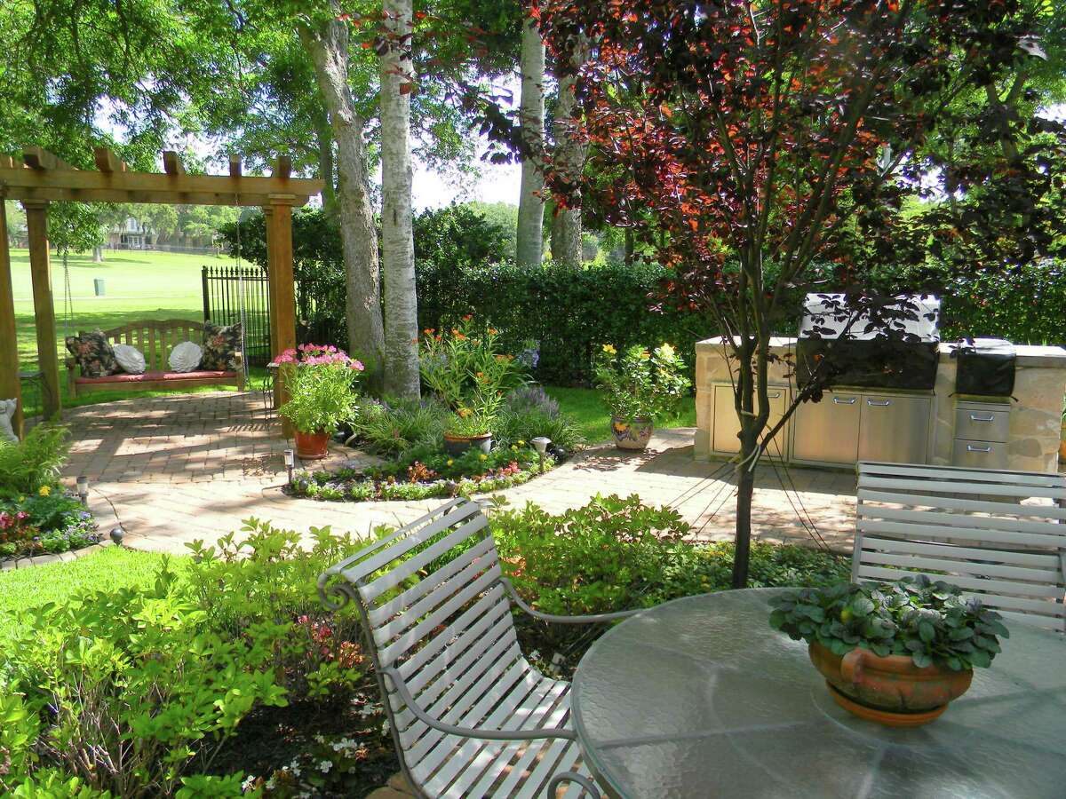 This is one of the gardens featured on the Sixth Annual Quail Valley Backyard Tour. See the garden calendar for details on this and other weekend tours.
