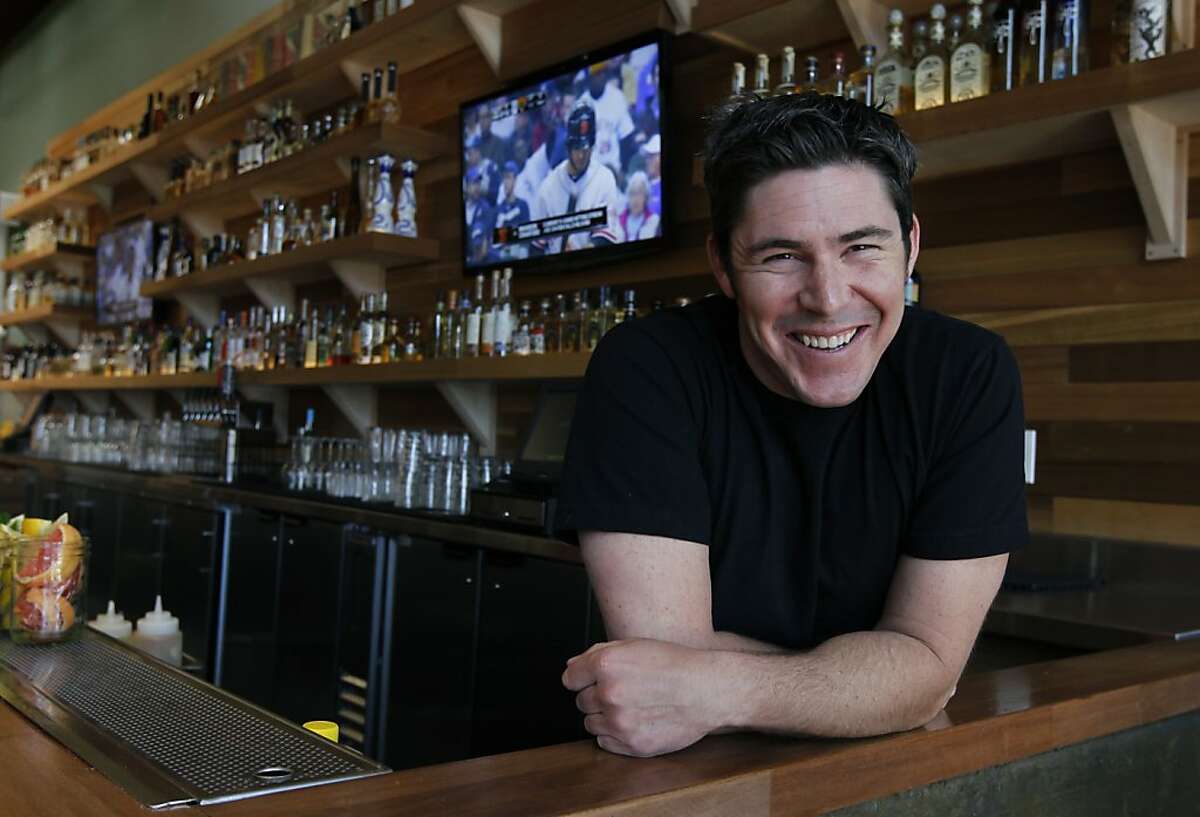 Tacolicious restaurant owner Joe Hargrave at the Palo Alto location in 2013. 
