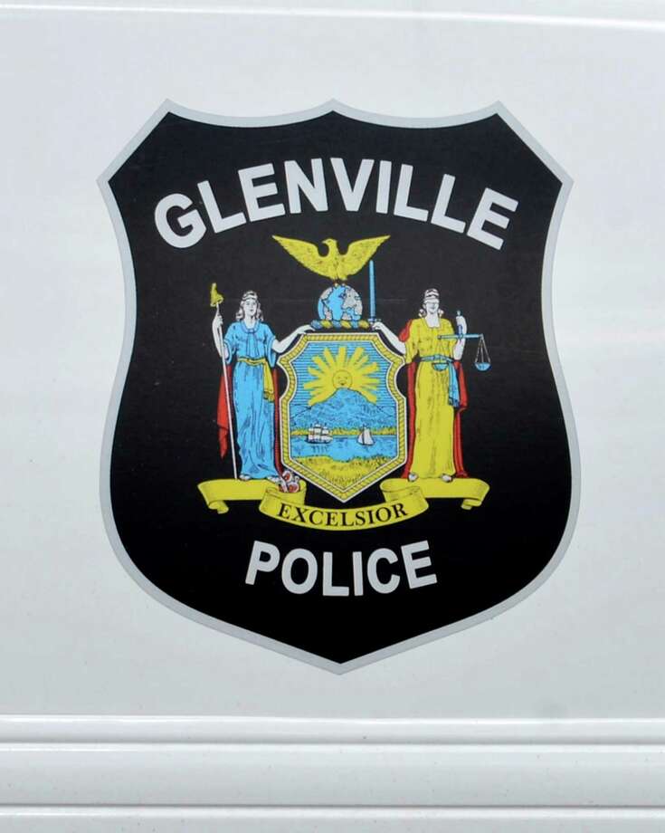 Emblem on a Glenville police car in Glenville Wednesday Feb. 20, 2013.  (John Carl D'Annibale / Times Union) Photo: John Carl D'Annibale / 00021249A