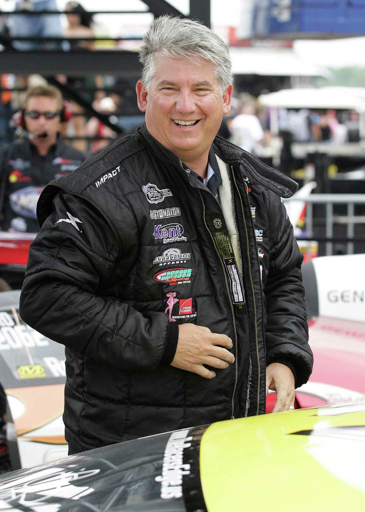 4/29/2011 : Pro Stock driver Rodger Brogdon, from Tomball, Texas before his qualifying time at the O'Reilly Auto parts Spring Nationals NHRA Full Throttle Drag Racing Series at Royal Purple Race Track in Baytown, Texas. Special the Chron: Thomas B. Shea