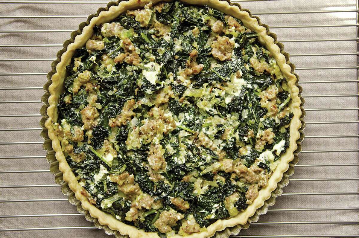 Sausage and Kale Dinner Tart from The Food52 Cookbook, Vol. 2, Seasonal Recipes From Our Kitchen to Yours by Amanda Hesser and Merrill Stubbs.
