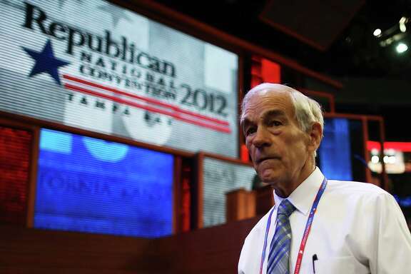 TAMPA, FL - AUGUST 28:  U.S. Rep. Ron Paul (R-TX) walks the arena floor during the second day of the Republican National Convention at the Tampa Bay Times Forum on August 28, 2012 in Tampa, Florida.