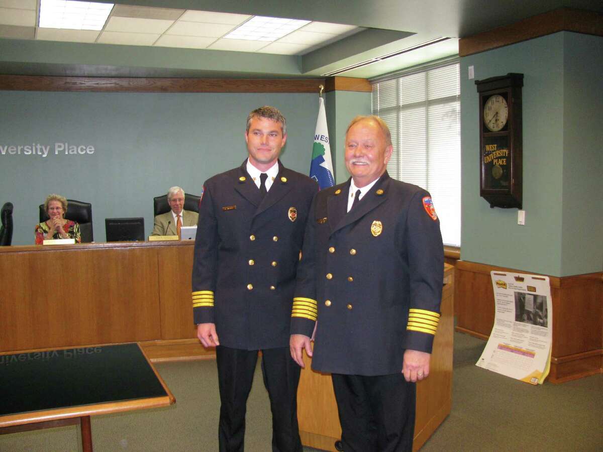 West U's new fire chief, Aaron Taylor