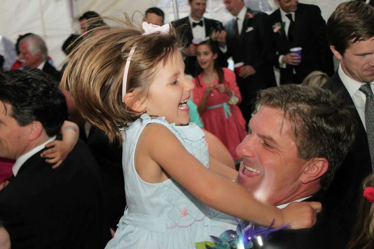 Joe Blazovic and his daughter Natalie enjoy a dance at the Father Daughter Ball.