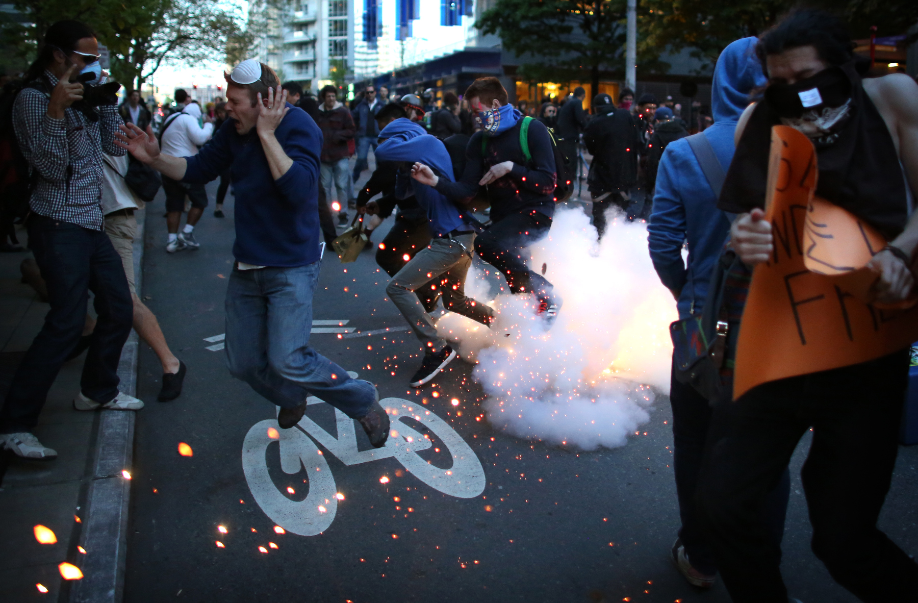 Seattle May Day protest turns violent; 17 arrested