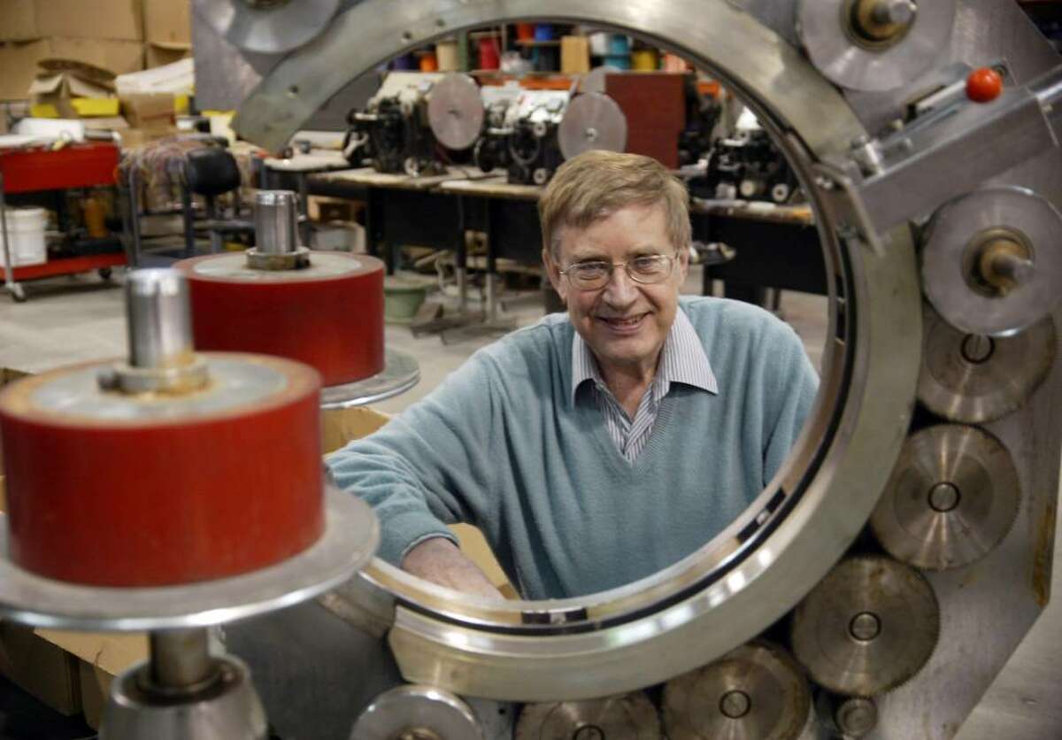 Bridgeport Magnetics Founder and President Ulrik Poulson in the Shelton facility. Wednesday, Jan. 6, 2010.