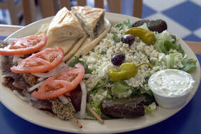Demos Restaurant wins the Readers Choice Award for Greek/Middle Eastern food. Serving more than the gyros for which they are known, such items as dolmas, spanikopita, baklava and greek salads are favorites here. 05/14/03 ( PHOTO BY J. MICHAEL SHORT / SPECIAL )