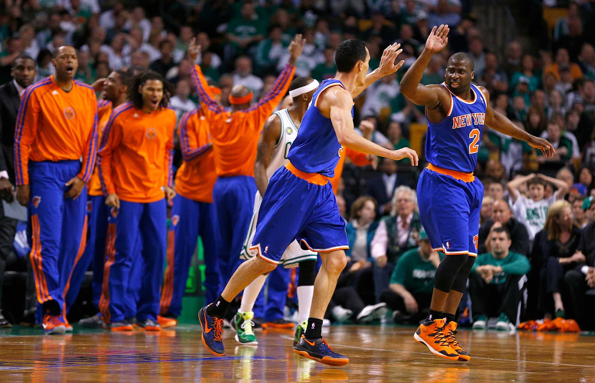 NBA playoffs Knicks beat Celtics in Game 6 to advance for first time