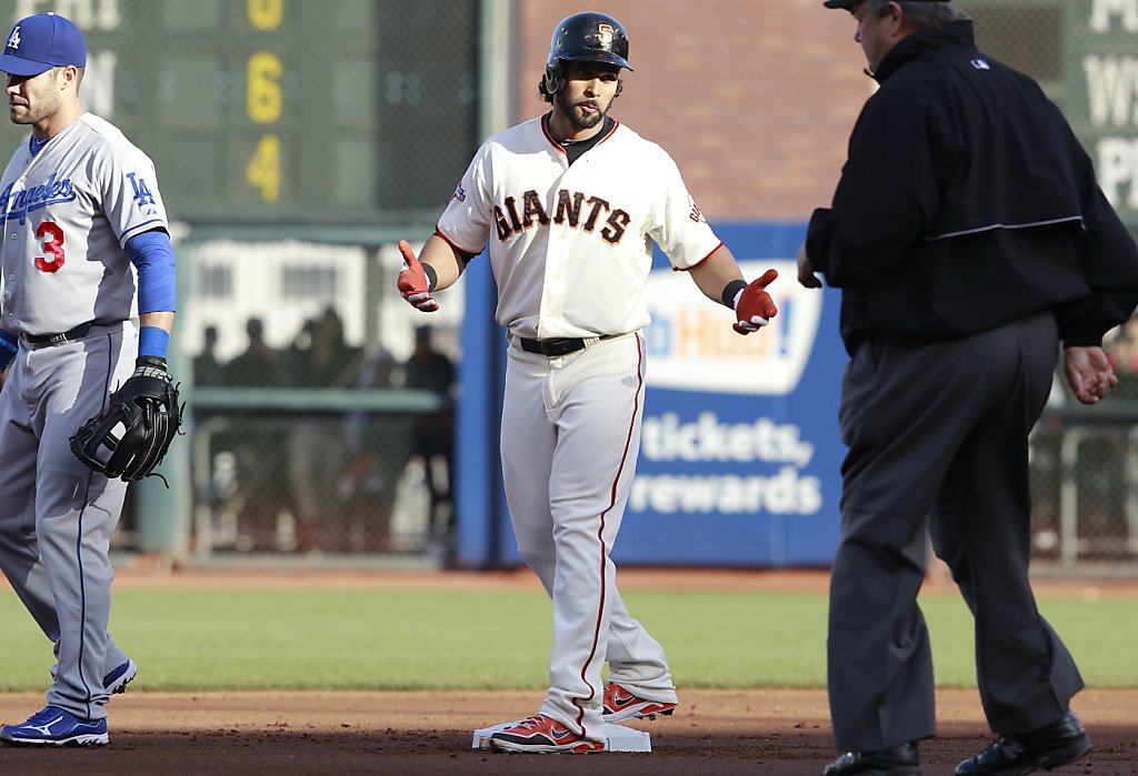 Giants beat Dodgers 10-9 on Quiroz's walkoff HR