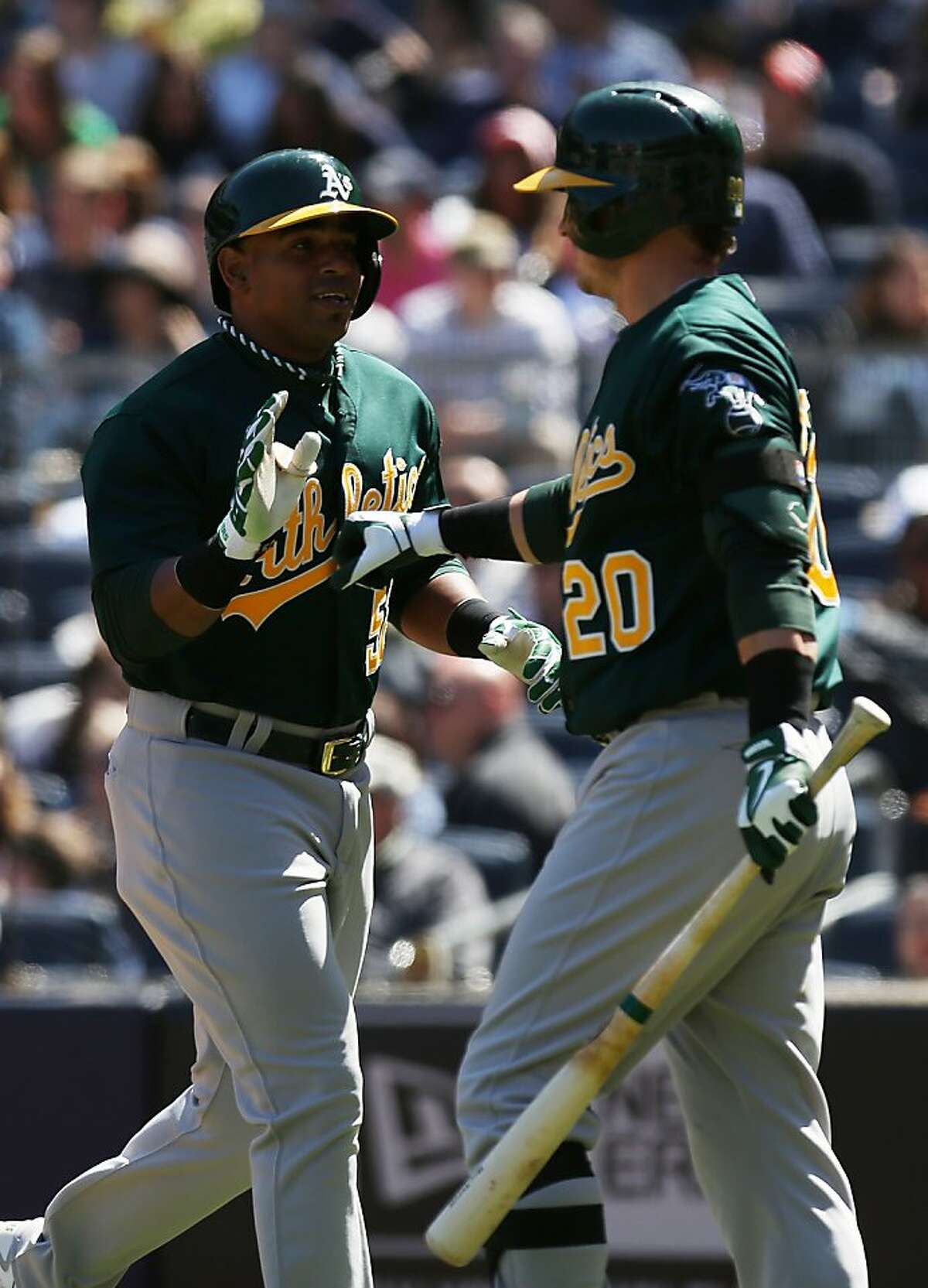 Donaldson HR in 9th lifts A's