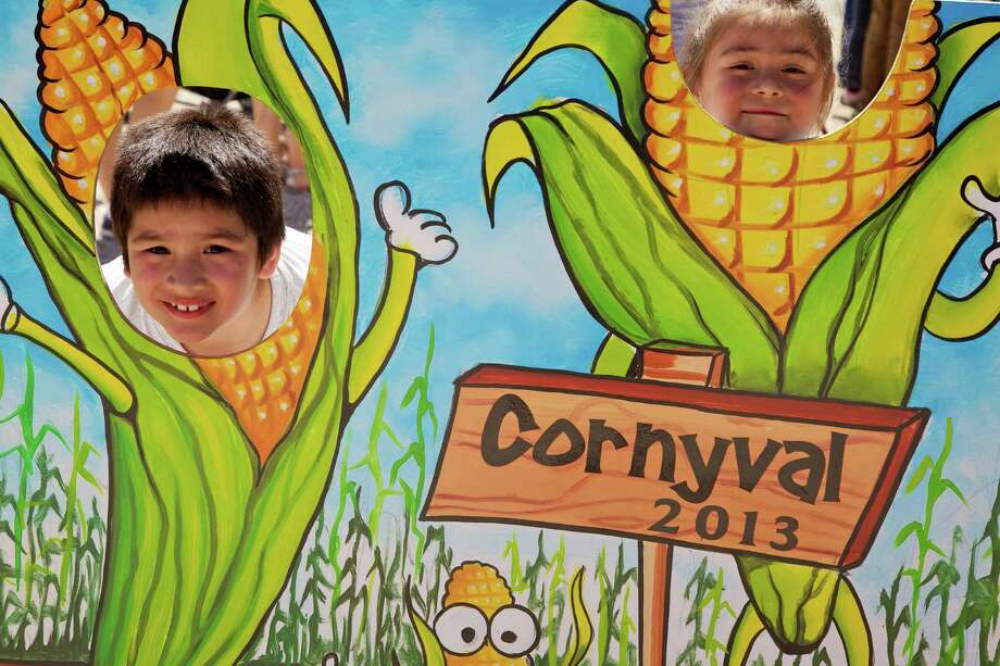 Folks enjoy Cornyval in Helotes on Sunday, May 5, 2013. Photo: Xelina Flores-Chasnoff,  For MySA.com