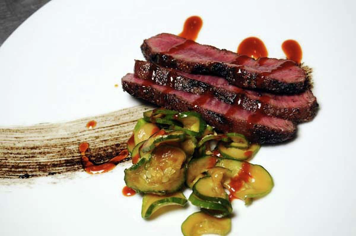 The grilled Wagyu flat iron steak at Underbelly