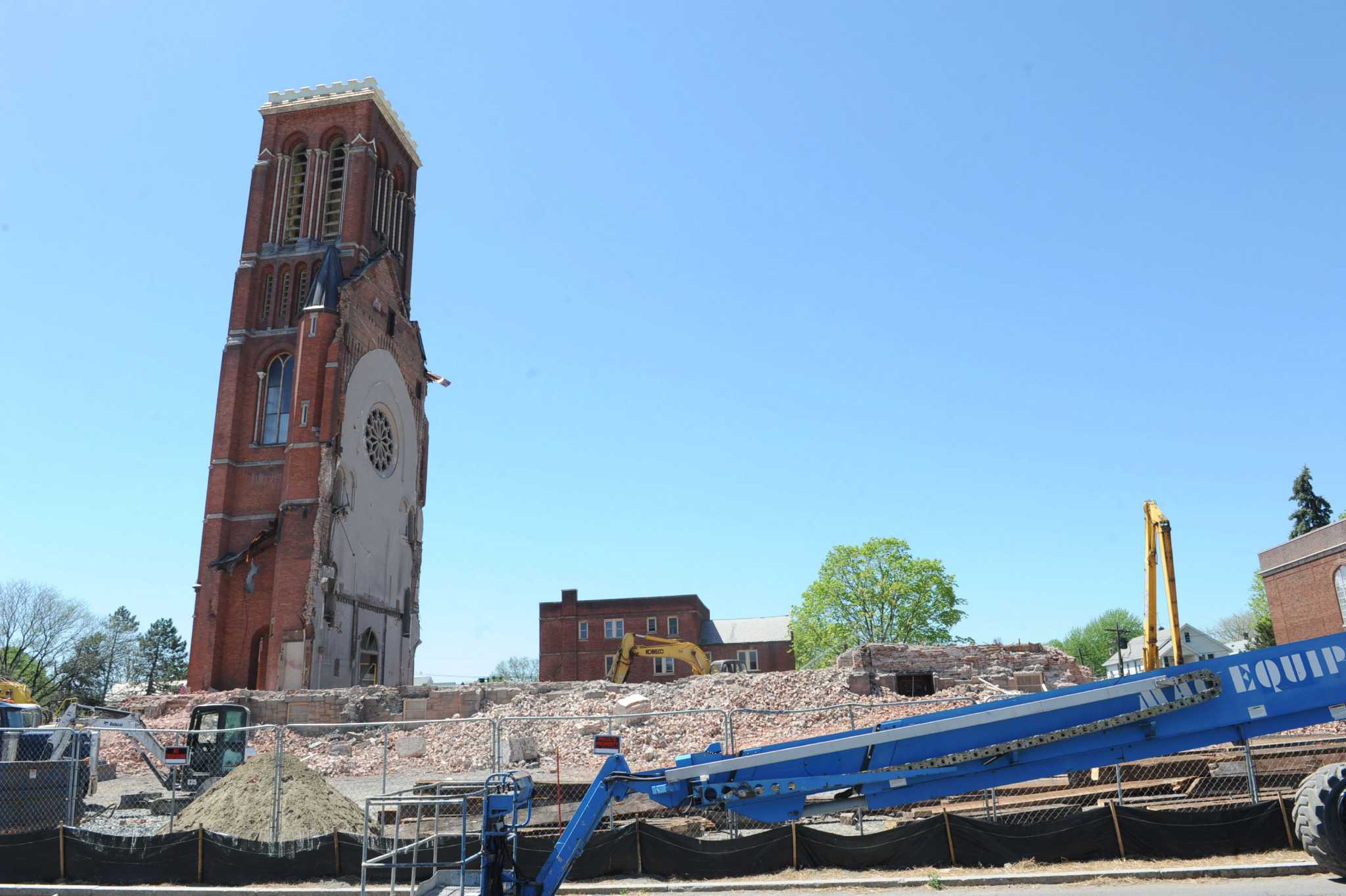 St. Patrick's tower prepared to go