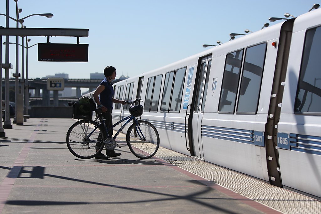 BART riders are OK with bikes on board