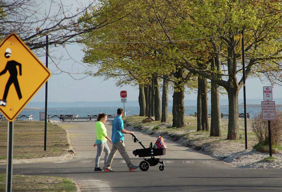 Traffic and pedestrian issues at Compo Beach are among the concerns expected to be addressed in a master plan in the works for the town's shorefront park.