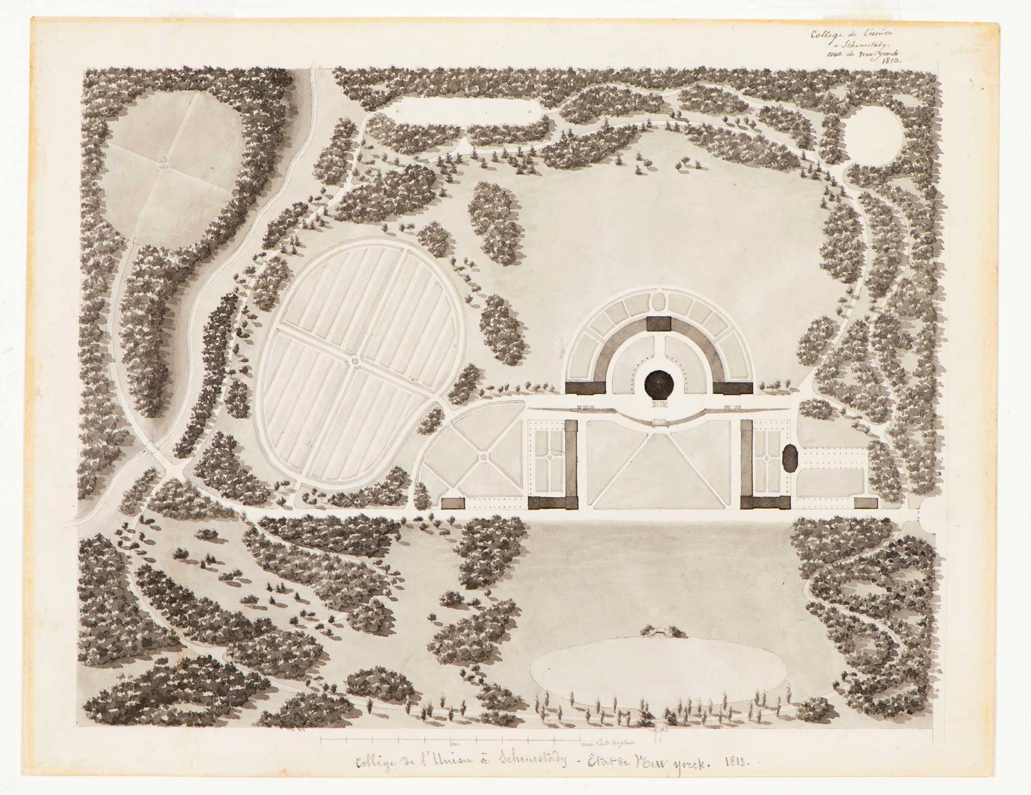 Union College offers a tantalizing exhibit of early 19thcentury plans