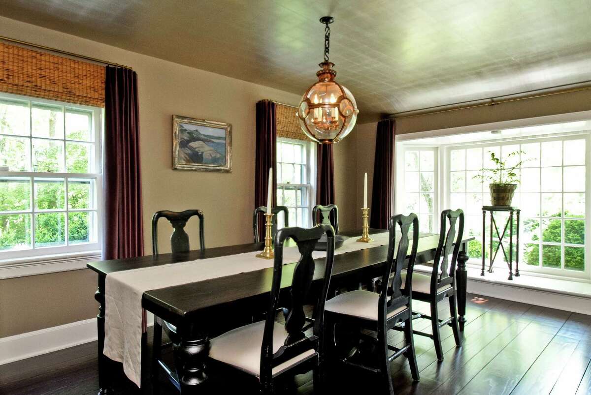The dining room at 494 Hill Farm Road.