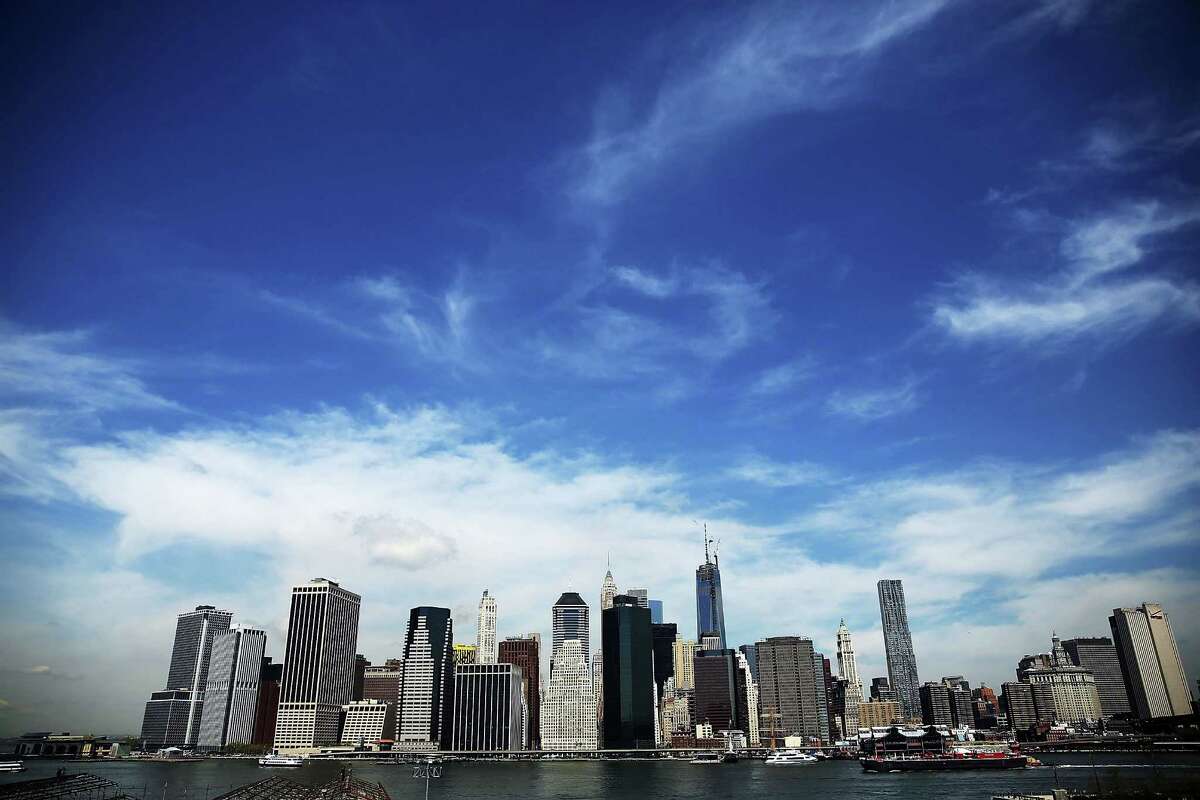 The Manhattan skyline with One World Trade Center, now the tallest building in the United States, is viewed on May 10, 2013 in New York City. After more than 11 years of construction and planning, One World Trade Center reached its final height Friday morning of 1,776 feet. When it opens for business in 2014, One World Trade center will be home to companies including Conde Nast and Vantone Holdings China Center. One World Trade Center is built on the site where the September 11, 2001 attacks toppled the original World Trade Center towers.