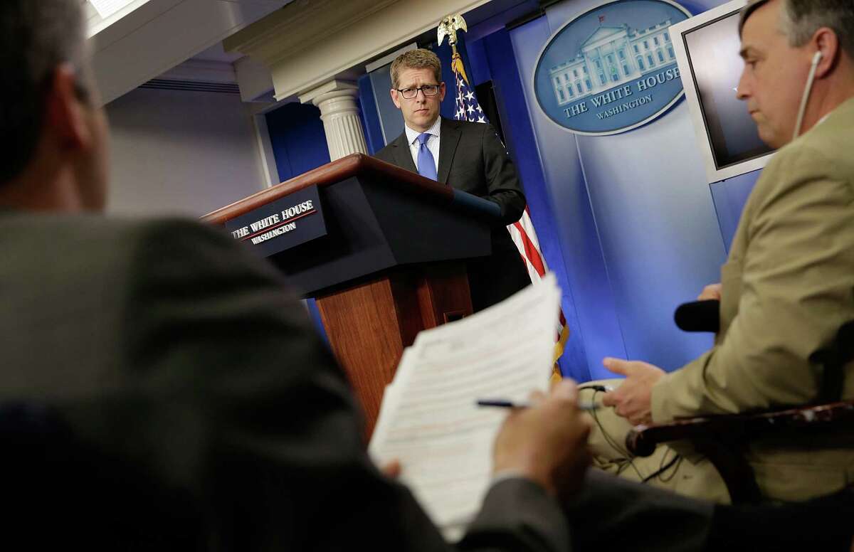 During a media briefing at the White House, press secretary Jay Carney spent much of the time fielding questions on recently disclosed information about the attack in Benghazi, Libya.