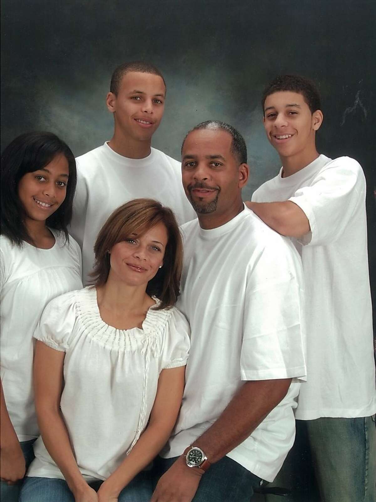 Steph Curry and family