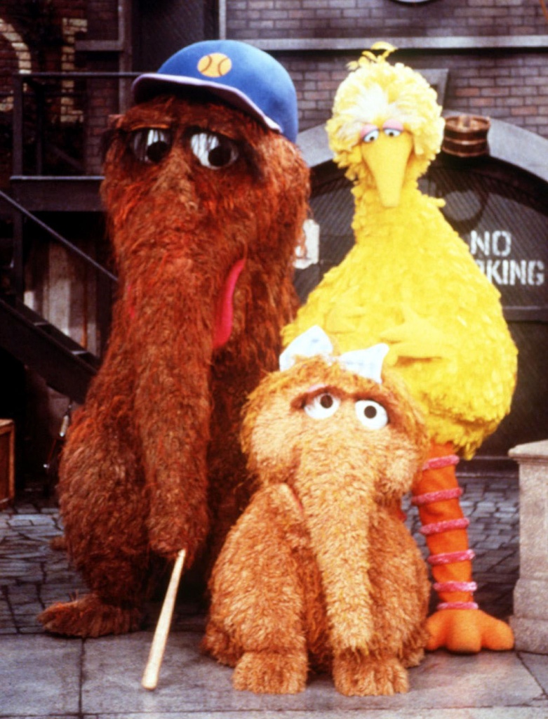 Happy birthday, Mr. Snuffleupagus and Calvin and Hobbes